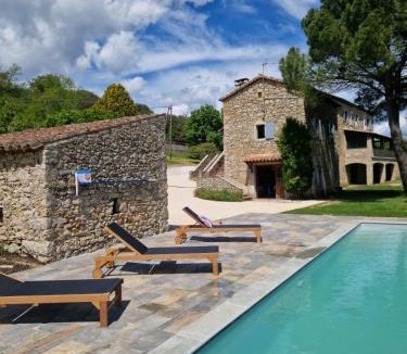 Saint-Martin-de-Valgalgues Apartment | Mas de Rofa piscine et grand jardin au pieds des Cévennes