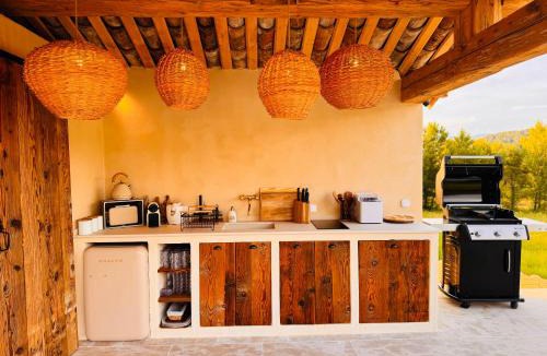 Entrechaux House | Mas des Anges - Bastide de 5 chambres avec piscine
