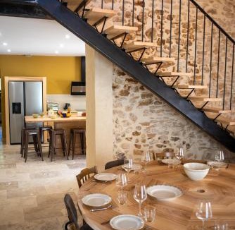 Saint-Andre-d'Olerargues House | Mas en pierre 10 personnes - Piscines intérieure & extérieure