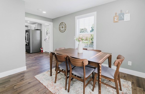 College Heights House | Massive 3BR Stay with Private Office & Extra-Large Living/Dining