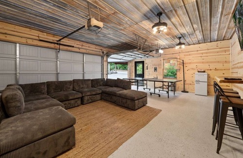 Blue Ridge Cabin | Massive mountain views, new hot tub and garage converted to a cozy TV game space