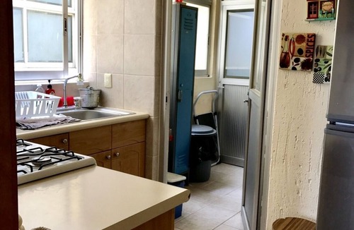 Contadero Apartment | MASTER BEDROOM that is inside the Apartment so close to the Santa Fe Shopping Plaza and Corporate Zone. Small Condominium quiet and with 24 hour security all year. Nearby Santa Fe and surrounded by small grocery stores, pharmacies, dry cleaners, Gyms,.