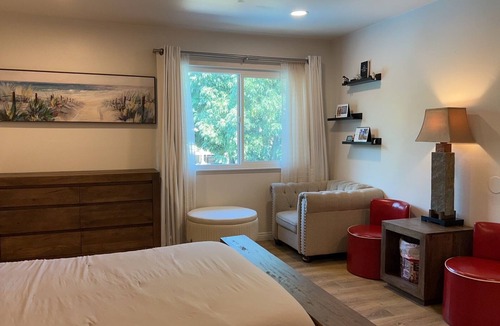 Claremont House | Master Bedroom Oasis in Claremont Pool House, Near 5 Colleges