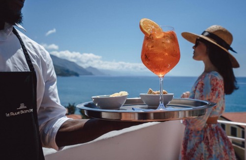 Villammare Apartment | Matte Sea view flat located in the Ruve Bianche Residence with swimming pool and private beach