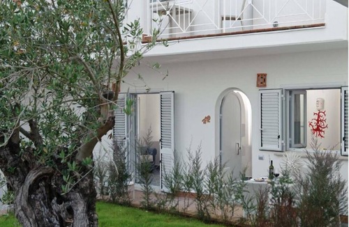 Villammare Apartment | Matte Sea view flat located in the Ruve Bianche Residence with swimming pool and private beach