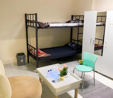 Mussafah Hostel | MBZ - Nice Bed Space "MEN"