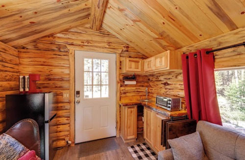 Marion Cabin | McGregor Lake Access: Cabin in Wooded Wilderness