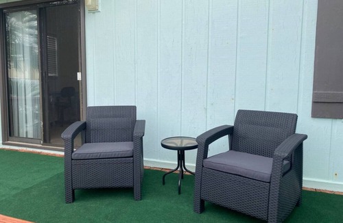 Cherry Grove Beach Apartment | Meander on Down first floor Beach House steps to the beach