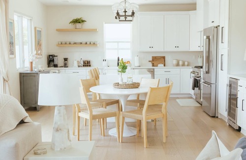 Carlsbad House | Mediterranean Modern Steps to Beach Dining w Spa