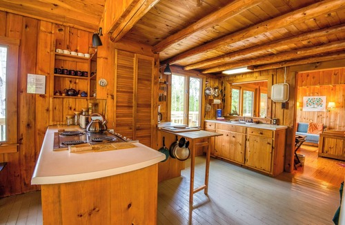 Rangeley Plantation Cottage | Meerman Camp - PRIVATE Rangeley Lake waterfront cottage, with a small beach!