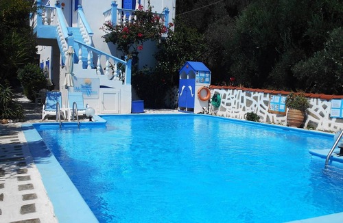 Marathokampos Apartment | Meltemia Studio Samos with pool