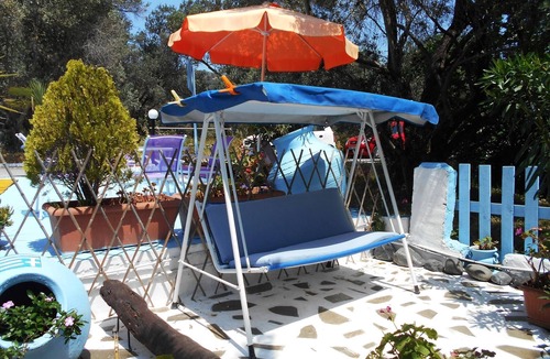 Marathokampos Apartment | Meltemia Studio Samos With Pool