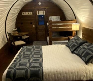 Glenwood House | Memorable Vacation in 1800s-Style Covered Wagon in Glenwood, Iowa