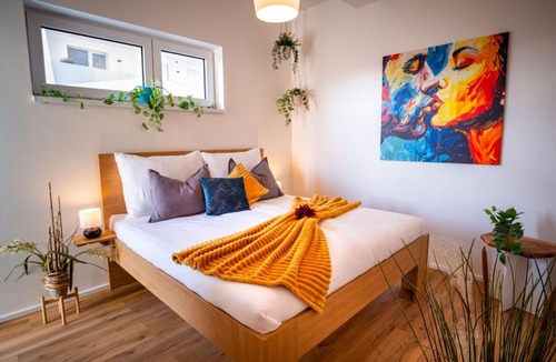 Brno Apartment | Meridiem Haven with AC, Netflix and Parking