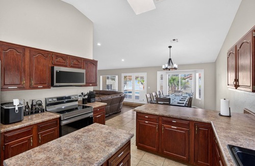 Mesa House | Mesa Oasis with Heated Pool and Theater-Style Media Room