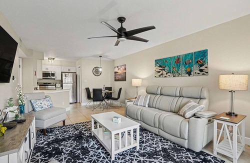 Ocean Side Village Condo | Michele · Ground Floor Beachside Condo · Half Mile from Beach