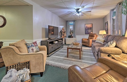 Michaywe Villa | Michigan Golf Course Retreat w/ Gameroom & Hot tub