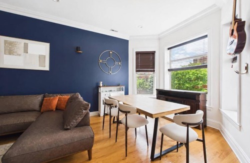 Grand Boulevard Apartment | Mid-Century Boho Oasis Pet-Friendly Garage