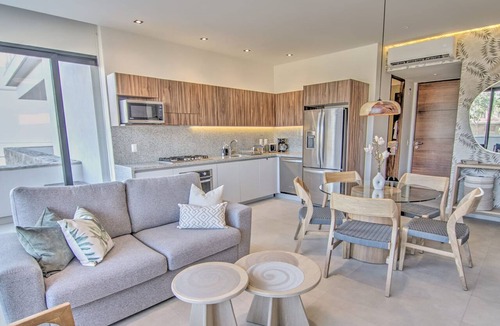 Bucerias Apartment | Mina 202: Golden Zone 2BR - 1 Block to Beach