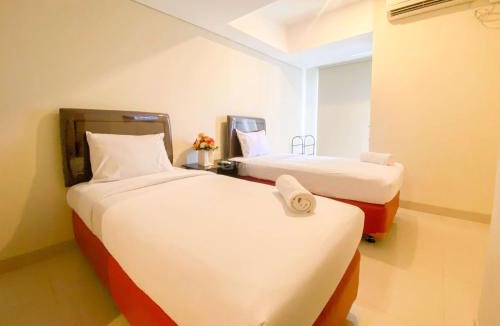 Semarang Apartment | Minimalist Studio Room Marquis de Lafayette Apartment By Travelio