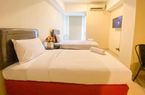 Semarang Apartment | Minimalist Studio Room Marquis de Lafayette Apartment By Travelio