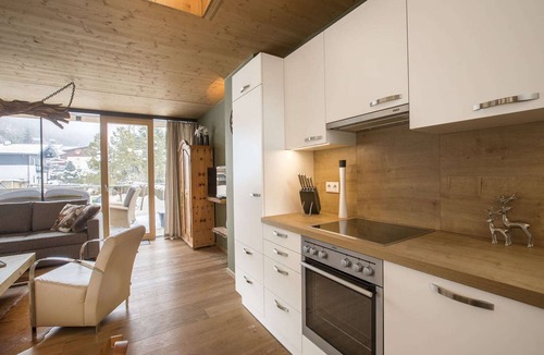 Schonbach Apartment | Modern Flat with Sauna & Balcony