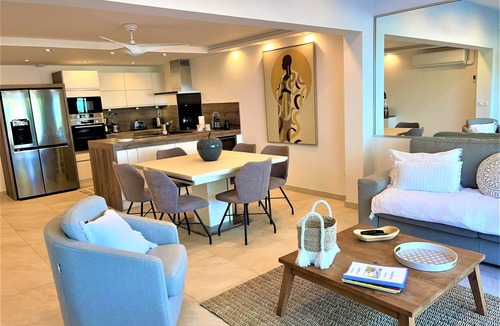 Nettle Bay Condo | MOOREA Exceptional view of the Caribbean Sea, Swimming pool