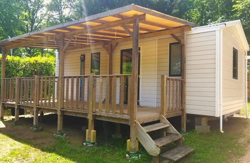 Saint-Gerons House | Mobile home 27m² in Saint-Gérons with terrace