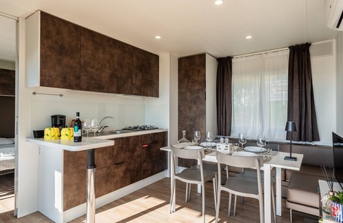 Margine Coperta-Traversagna House | Mobile Home 'Camping Belsito Evo Maxi 514' with Shared Pool, Wi-Fi & Air Conditioning