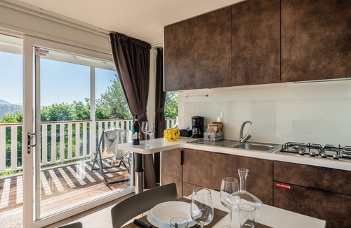 Margine Coperta-Traversagna House | Mobile Home 'Camping Belsito Evo Maxi 514' with Shared Pool, Wi-Fi & Air Conditioning