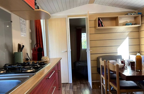 Eclassan House | Mobile-home Confort Titania - 2 bedrooms, 25 m² + 10m² covered terrace 6 people