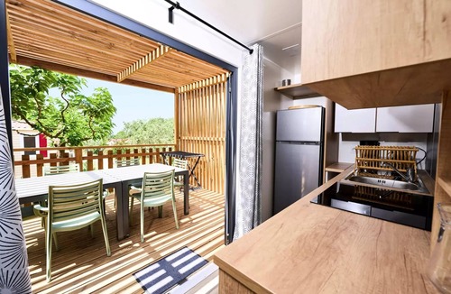 Malemort-du-Comtat House | Mobile home PREMIUM - 32 m² - 3 bedrooms + air conditioning 6 people