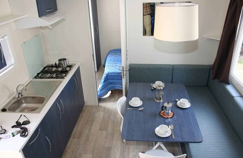 Seccagrande House | Mobile home with air conditioning, terrace and pool