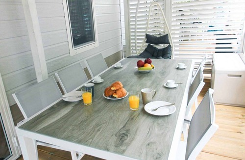 Duna Verde House | Mobile home with air conditioning, terrace and pool