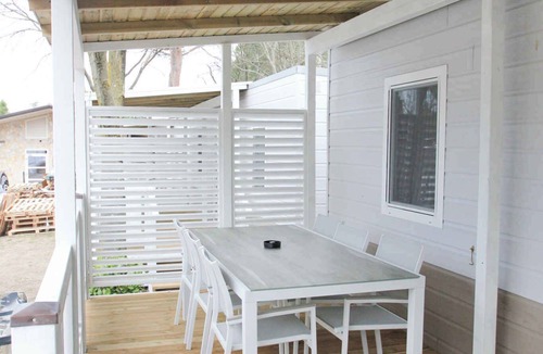 Duna Verde House | Mobile home with air conditioning, terrace and pool