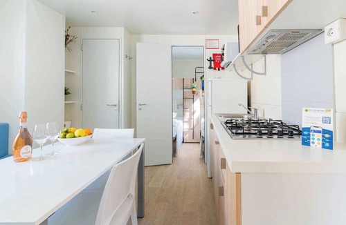 Rivabella House | Mobile home with pool for 6 people