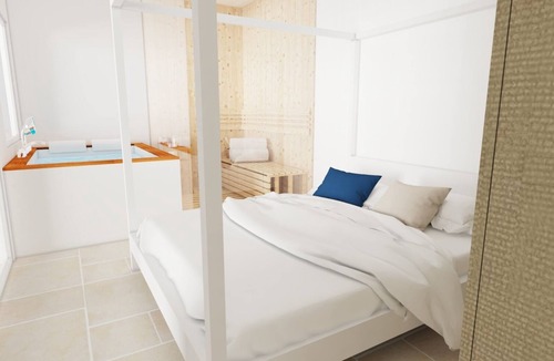 Porto Badisco House | Mobile home with sauna and whirlpool sea view