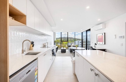 Phillip Apartment | Modern 1BR Apt w/Parking + Balcony | Near City