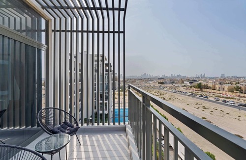 Al Barsha Apartment | Modern 1BR Escape w Balcony Views and Community Lifestyle