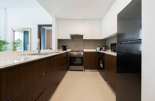 Al Hamriya Apartment | Modern 1BR In Blue Bay Walk Ajmal Makan