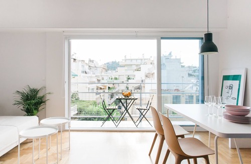 Makrigianni Apartment | Modern 2 bed/2 bath Acropolis view flat