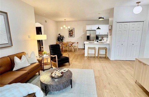 Englewood Condo | Modern 2bd 2bath Accessible condo- fenced Patio near DTC- Gym, Sauna, Pool, Spa