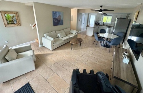 Rock Harbor House | Modern 3-Story Oceanside Townhouse with a Lagoon, Water views at Resort! Keys