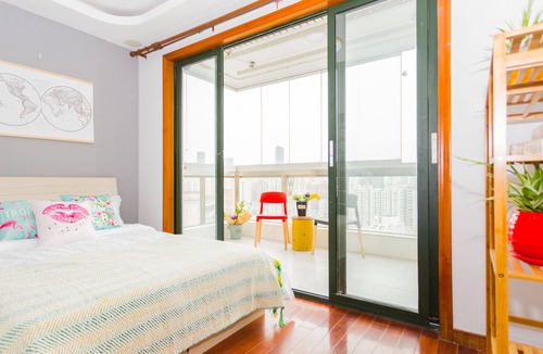 Jing'an Apartment | Modern @3BDRS with great view of Shanghai