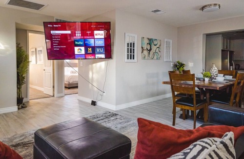 Phoenix Apartment | Modern 3BR/2BA w/Game Hallway - Pets Welcome