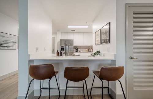 Charlotte Center City Apartment | Modern 4BR with Balcony and City Skyline Views
