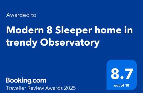 Observatory House | Modern 8 Sleeper home in trendy Observatory