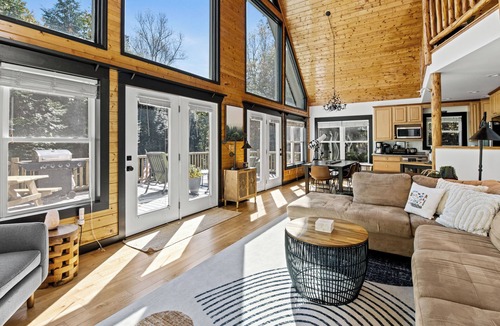 Fairview House | Modern A-Frame Cabin Getaway + Fire Pit + Deck
