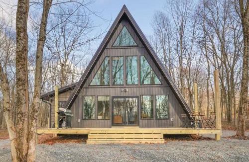 Albrightsville House | Modern A-frame in woods with Sauna, HotTub, Privacy