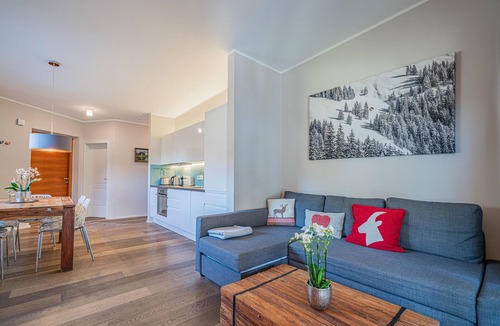 Kitzbuehel Apartment | Modern apartment with mountain view and balcony